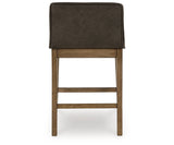 Cabalynn Light Brown Counter Height Dining Table and 4 Barstools from Ashley Furniture - Luna Furniture