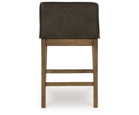 Cabalynn Counter Height Dining Table and 4 Barstools in Light Brown from Ashley - Luna Furniture