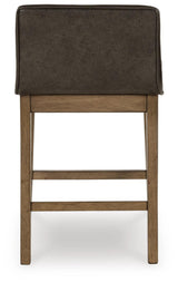 Cabalynn Light Brown Counter Height Barstool, Set of 2 from Ashley - Luna Furniture