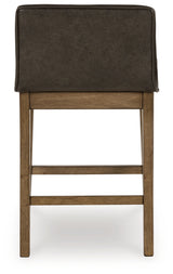 Cabalynn Light Brown Counter Height Dining Table and 4 Barstools from Ashley Furniture - Luna Furniture