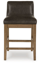 Cabalynn Light Brown Counter Height Dining Table and 4 Barstools from Ashley Furniture - Luna Furniture