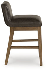 Cabalynn Light Brown Counter Height Dining Table and 4 Barstools from Ashley Furniture - Luna Furniture