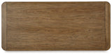 Cabalynn Light Brown Counter Height Dining Table and 4 Barstools from Ashley Furniture - Luna Furniture