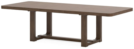 Cabalynn Oatmeal/Light Brown Dining Table, 2 Chairs and Bench from Ashley - Luna Furniture