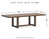 Cabalynn Light Brown Extension Dining Room Set from Ashley - Luna Furniture