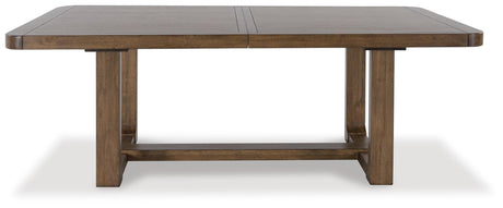 Cabalynn Oatmeal/Light Brown Dining Table, 2 Chairs and Bench from Ashley - Luna Furniture