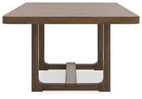Cabalynn Light Brown Dining Table and 4 Chairs and Bench from Ashley - Luna Furniture