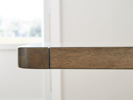 Cabalynn Light Brown Dining Table and 8 Chairs from Ashley Furniture - Luna Furniture