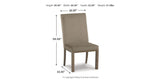 Chrestner Gray Dining Chair, Set of 2 from Ashley - Luna Furniture
