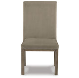 Chrestner Gray Dining Table and 8 Chairs with Server from Ashley Furniture - Luna Furniture