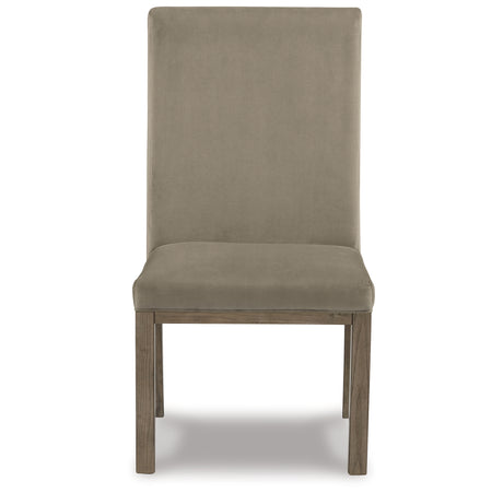 Chrestner Gray Dining Table and 6 Chairs from Ashley - Luna Furniture