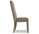 Chrestner Gray Dining Table and 8 Chairs with Server from Ashley Furniture - Luna Furniture