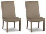 Chrestner Gray Dining Chair, Set of 2 from Ashley - Luna Furniture