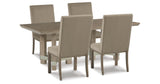 Chrestner Gray Dining Table and 4 Chairs from Ashley Furniture - Luna Furniture