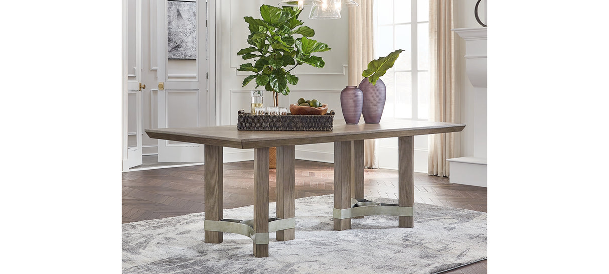 Chrestner Gray Dining Table from Ashley Furniture - Luna Furniture