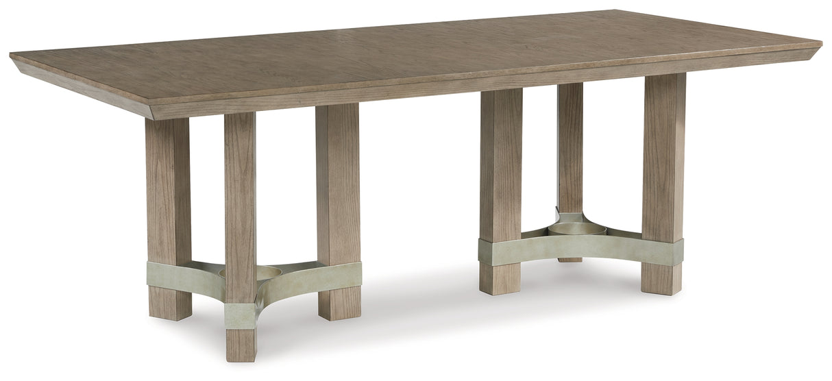 Chrestner Gray Dining Table from Ashley Furniture - Luna Furniture