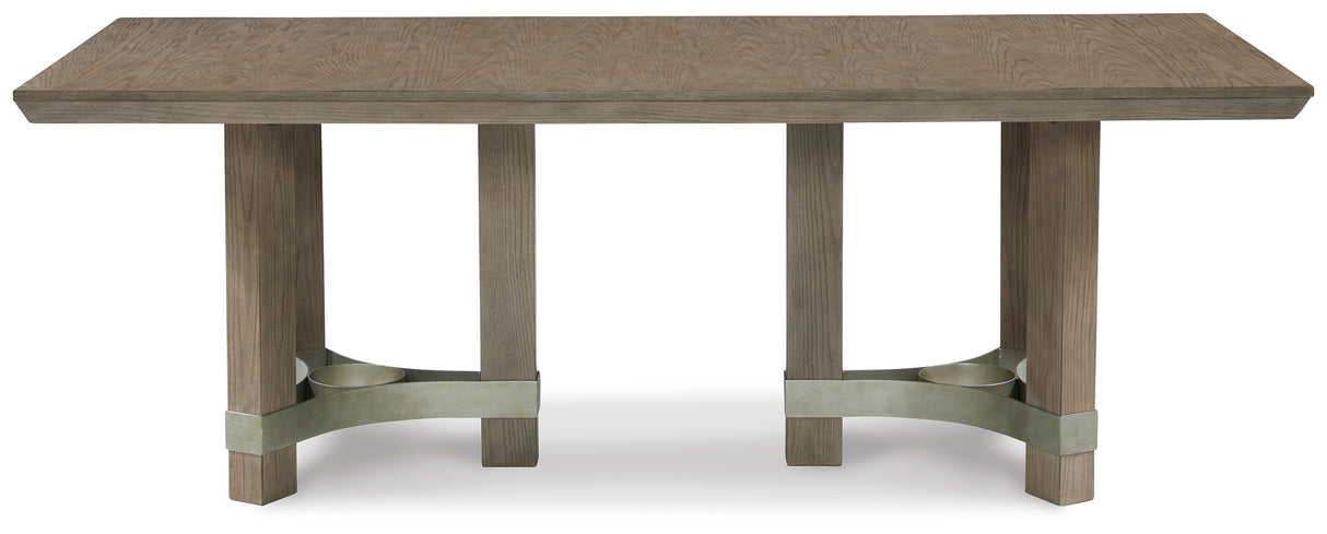 Chrestner Gray Dining Table from Ashley Furniture - Luna Furniture