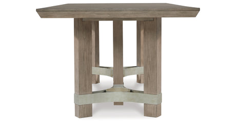 Chrestner Gray Dining Table and 8 Chairs with Server from Ashley - Luna Furniture