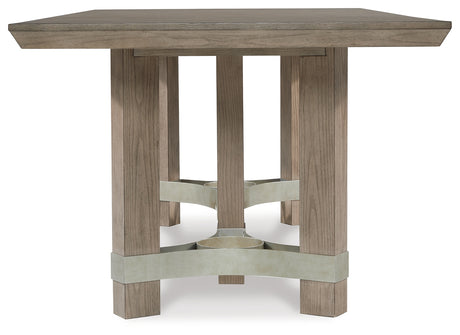 Chrestner Gray Dining Table and 4 Chairs from Ashley Furniture - Luna Furniture
