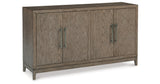 Chrestner Gray Dining Server from Ashley Furniture - Luna Furniture