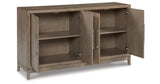 Chrestner Gray Dining Server from Ashley Furniture - Luna Furniture