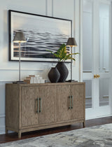 Chrestner Gray Dining Server from Ashley Furniture - Luna Furniture