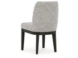 Burkhaus Dining Table and 8 Chairs with Storage in Dark Brown from Ashley - Luna Furniture