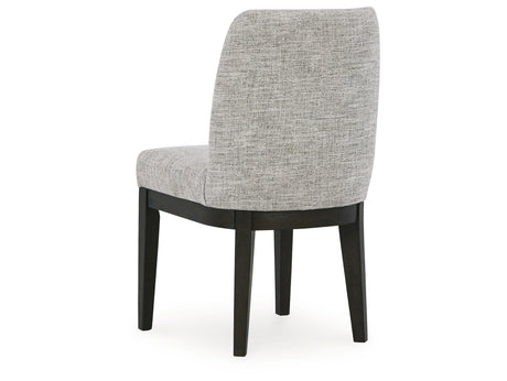 Burkhaus Dining Table and 8 Chairs with Storage in Dark Brown from Ashley - Luna Furniture