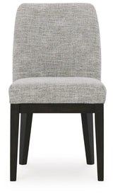 Burkhaus Beige/Dark Brown Dining Chair, Set of 2 from Ashley Furniture - Luna Furniture