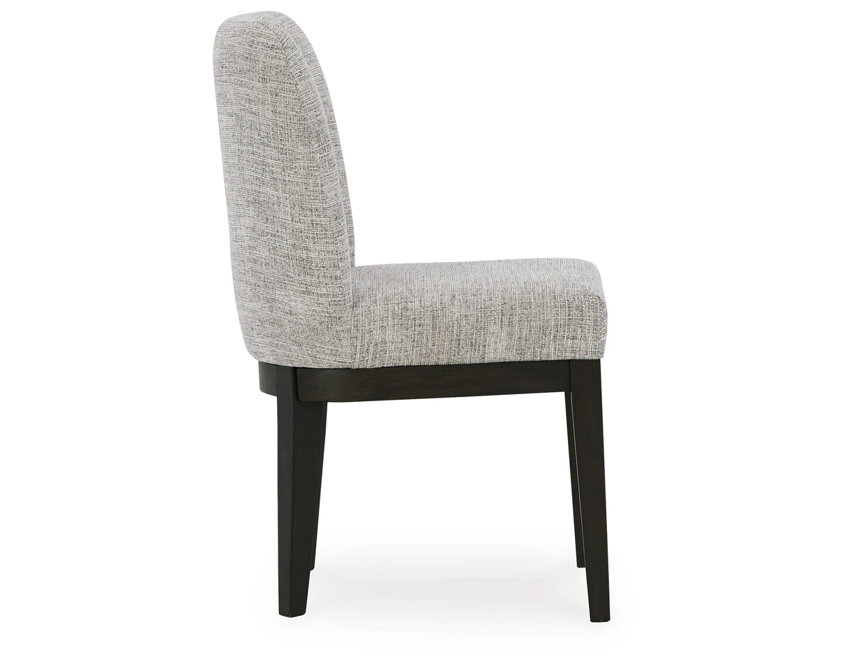 Burkhaus Dining Table and 8 Chairs with Storage in Dark Brown from Ashley - Luna Furniture