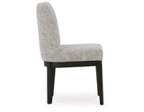 Burkhaus Dark Brown Dining Table and 8 Chairs with Server from Ashley - Luna Furniture