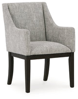 Burkhaus Dark Brown Dining Table and 8 Chairs from Ashley Furniture - Luna Furniture