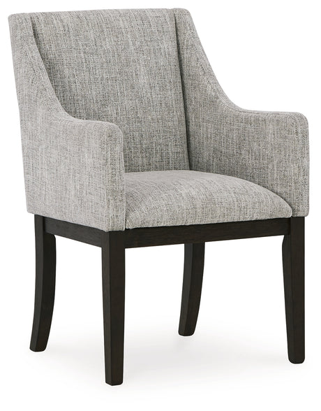 Burkhaus Dark Brown Dining Table and 8 Chairs from Ashley - Luna Furniture