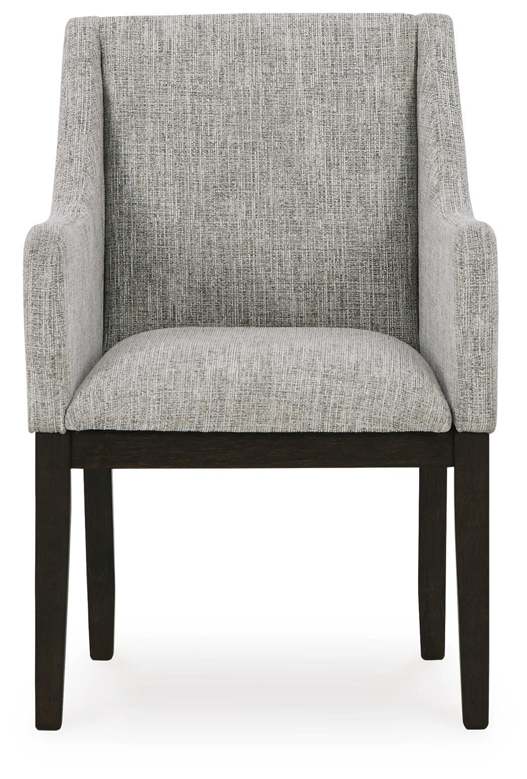 Burkhaus Dark Brown Extendable Upholstered Dining Set from Ashley - Luna Furniture