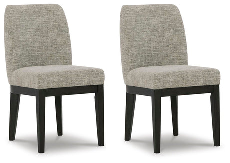 Burkhaus Dark Brown Dining Chair, Set of 2 from Ashley Furniture - Luna Furniture