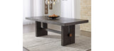 Burkhaus Dark Brown Dining Extension Table from Ashley - Luna Furniture