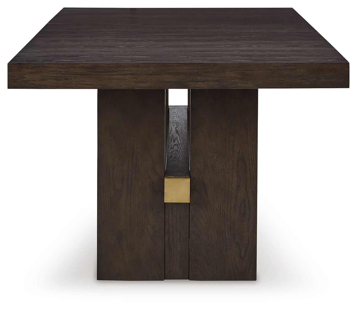 Burkhaus Dark Brown Dining Extension Table from Ashley - Luna Furniture