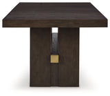 Burkhaus Dark Brown Dining Extension Table from Ashley - Luna Furniture