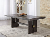 Burkhaus Dark Brown Dining Extension Table from Ashley - Luna Furniture