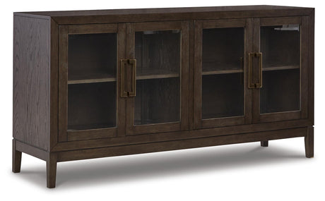 Burkhaus Dark Brown Dining Server from Ashley - Luna Furniture