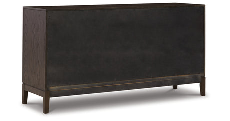 Burkhaus Dark Brown Dining Server from Ashley - Luna Furniture