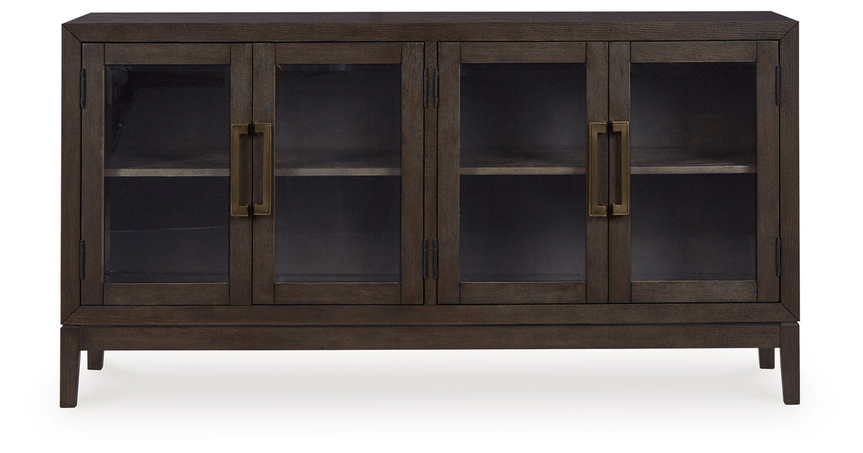 Burkhaus Dark Brown Dining Server from Ashley - Luna Furniture