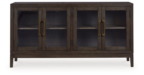 Burkhaus Dark Brown Dining Server from Ashley - Luna Furniture