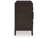 Burkhaus Dark Brown Dining Server from Ashley - Luna Furniture