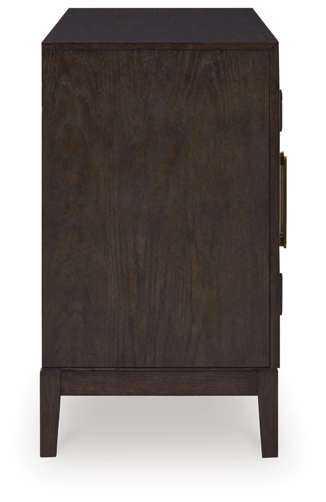 Burkhaus Dark Brown Dining Server from Ashley Furniture - Luna Furniture