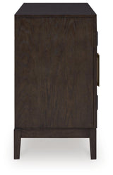 Burkhaus Dark Brown Dining Server from Ashley Furniture - Luna Furniture