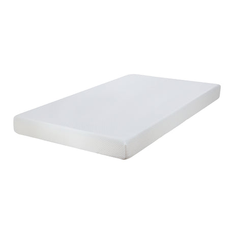 Kallen White Twin/Full Bunk Bed with Mattress from Furniture of America - Luna Furniture
