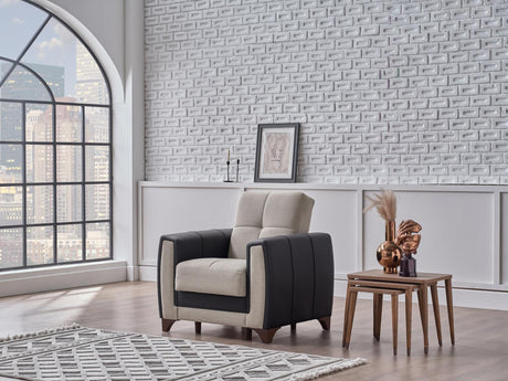 Dublin Boss Cream Loveseat from Bellona - Luna Furniture