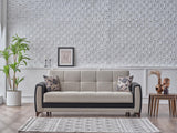 Dublin Boss Cream Loveseat from Bellona - Luna Furniture