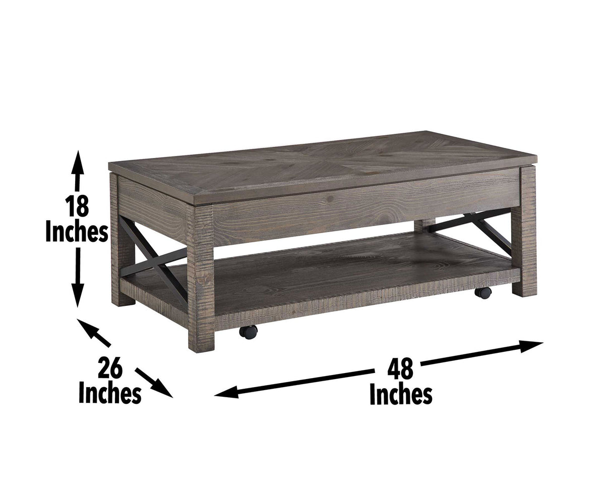 Dexter Castered Lift-Top Cocktail Table from Steve Silver - Luna Furniture